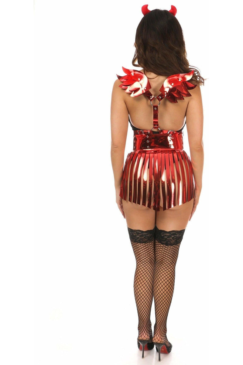 Daisy Corsets Top Drawer 4 PC Sexy Devil Corset Costume