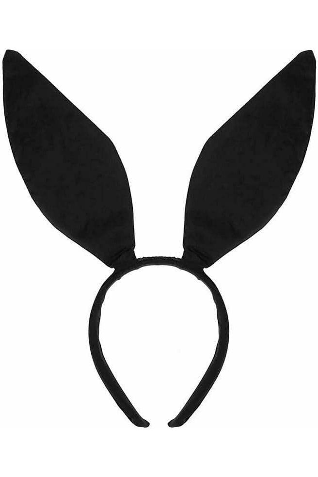 Black Satin Bunny Ears - Daisy Corsets