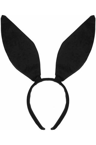 Black Satin Bunny Ears - Daisy Corsets