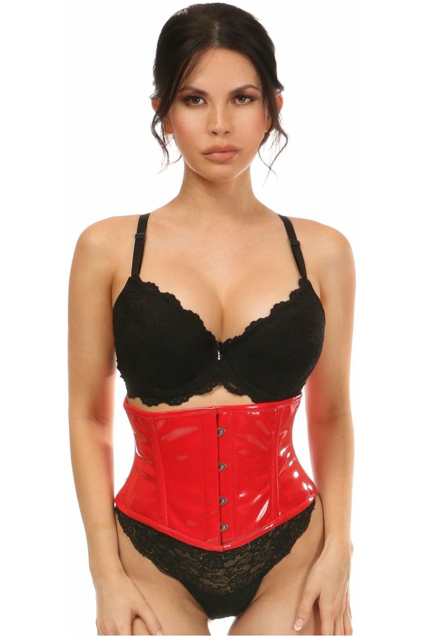 Lavish Red Patent Mini Cincher - Daisy Corsets