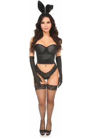 Lavish 4 PC Sexy Bustier Bunny Costume - Daisy Corsets