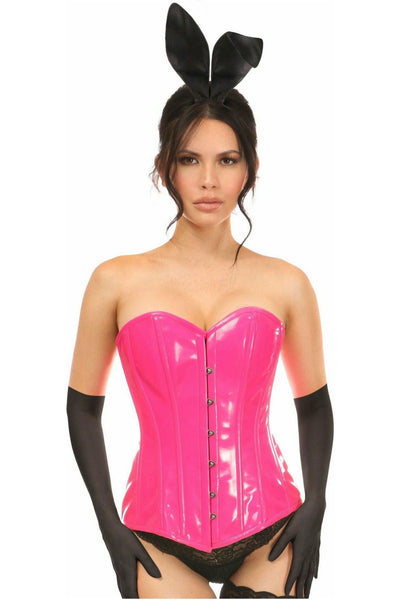 Lavish 4 PC Pink Patent Bunny Corset Costume - Daisy Corsets