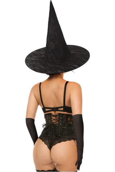 Lavish 3 PC Daring Witch Corset Costume