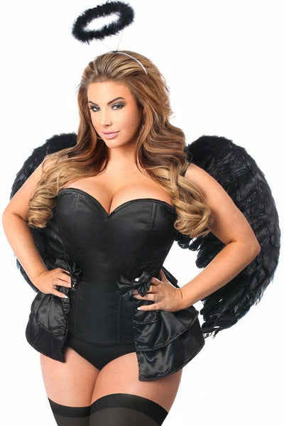 Lavish 4 PC Angel of Darkness Corset Costume - Daisy Corsets