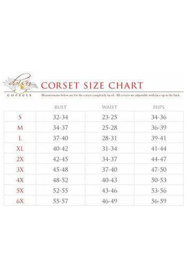 Top Drawer 4 PC Sexy Devil Corset Costume - Daisy Corsets