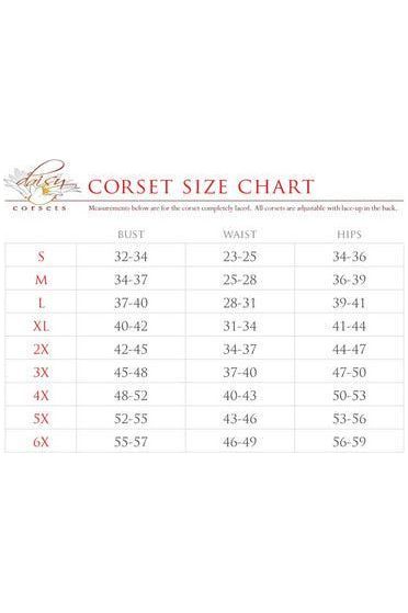 Top Drawer 4 PC Sequin Dark Angel Corset Dress Costume