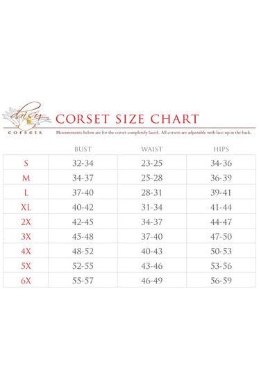 Top Drawer 5 PC Sequin Devil Corset Costume