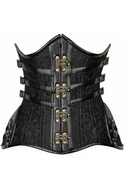 Top Drawer CURVY Steampunk Steel Double Boned Under Bust Corset - Daisy Corsets