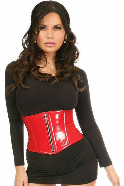 Top Drawer Red Patent Steel Boned Mini Cincher